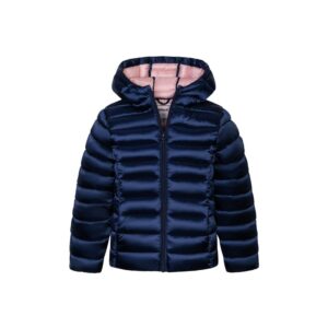 Navy Puffa Coat