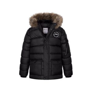 Black Puffa Coat